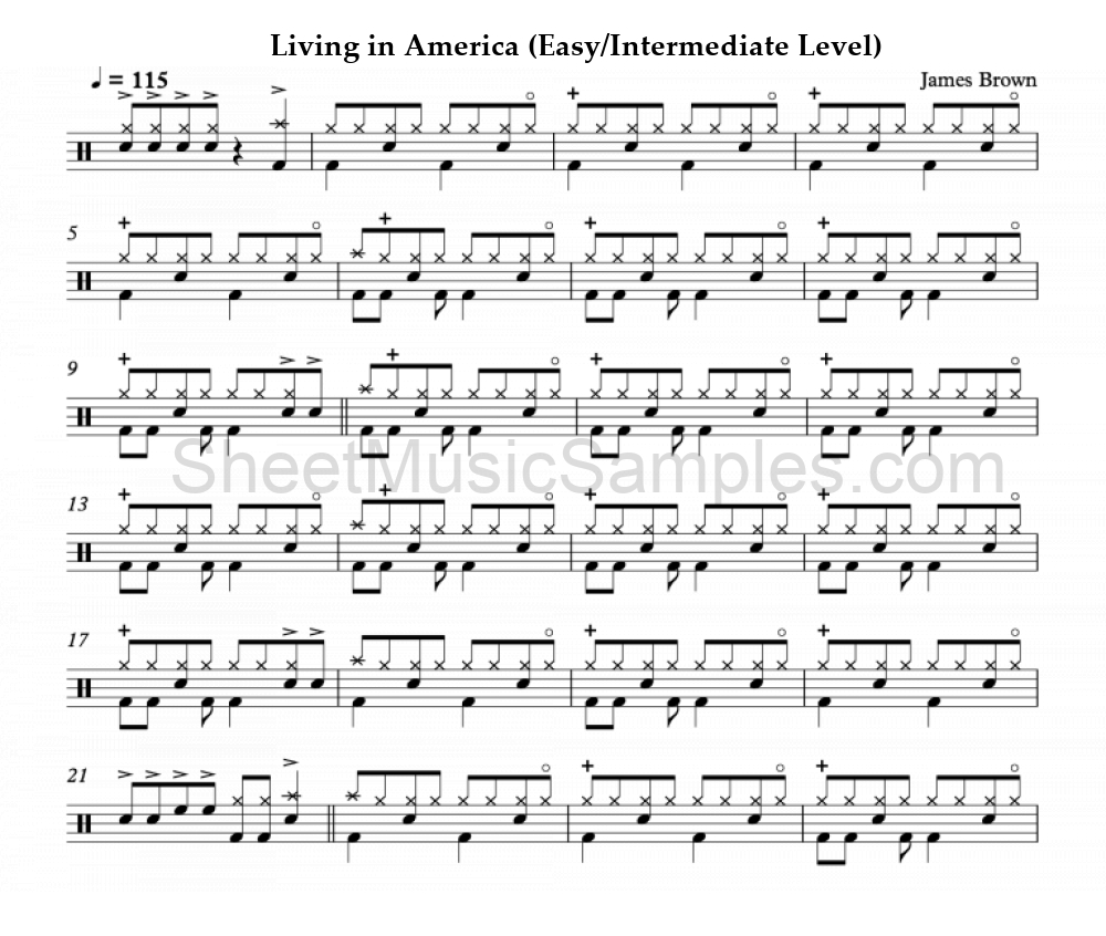 Living in America (Easy/Intermediate Level)