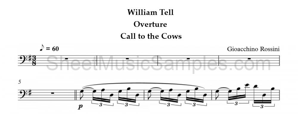 William Tell - Overture - Call to the Cows