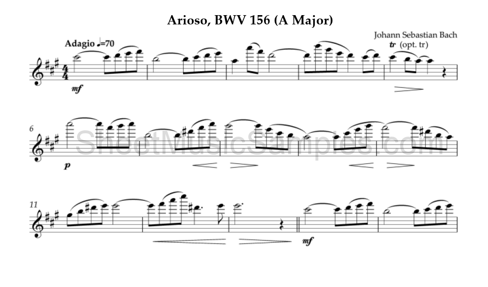 Arioso, BWV 156 (A Major)