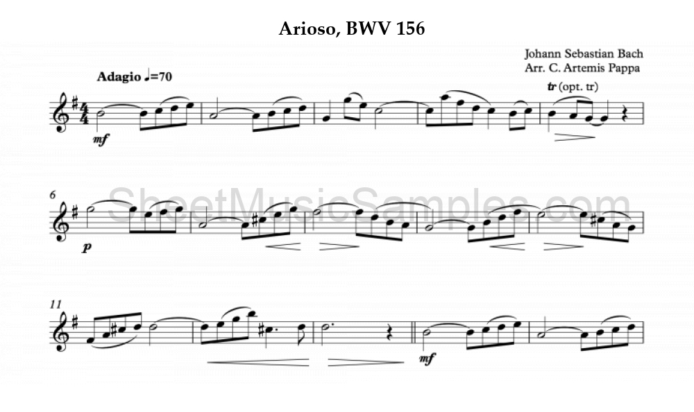 Arioso, BWV 156