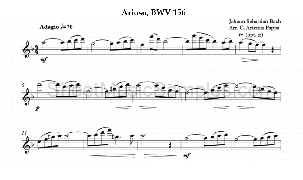 Arioso, BWV 156