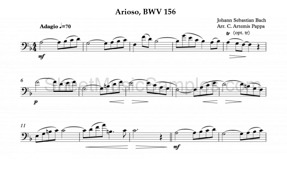 Arioso, BWV 156