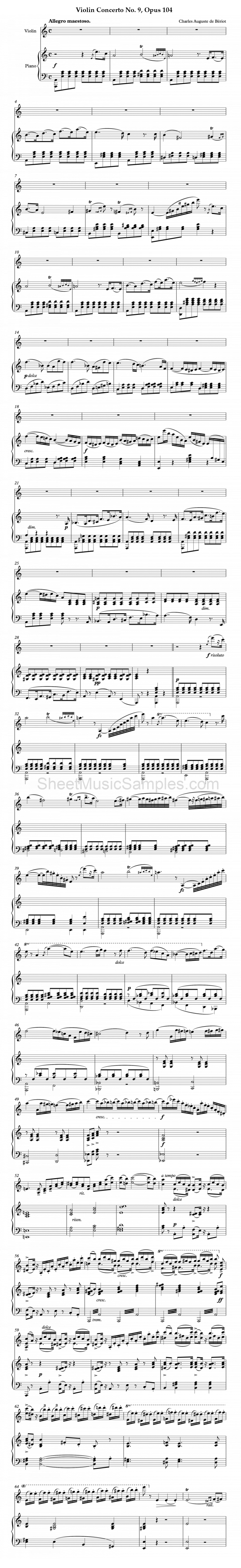 Violin Concerto No. 9, Opus 104