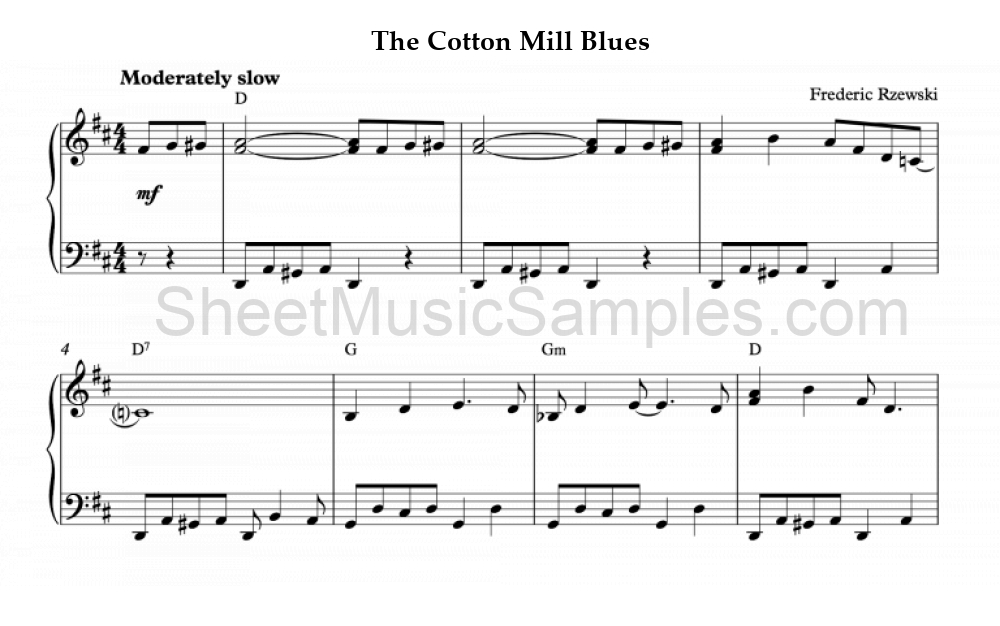 The Cotton Mill Blues