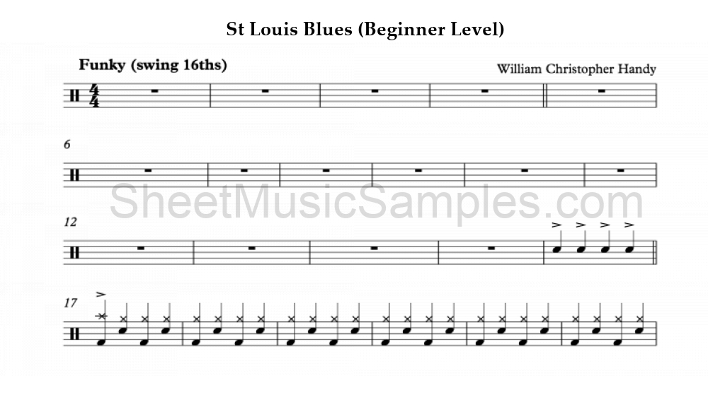 St Louis Blues (Beginner Level)