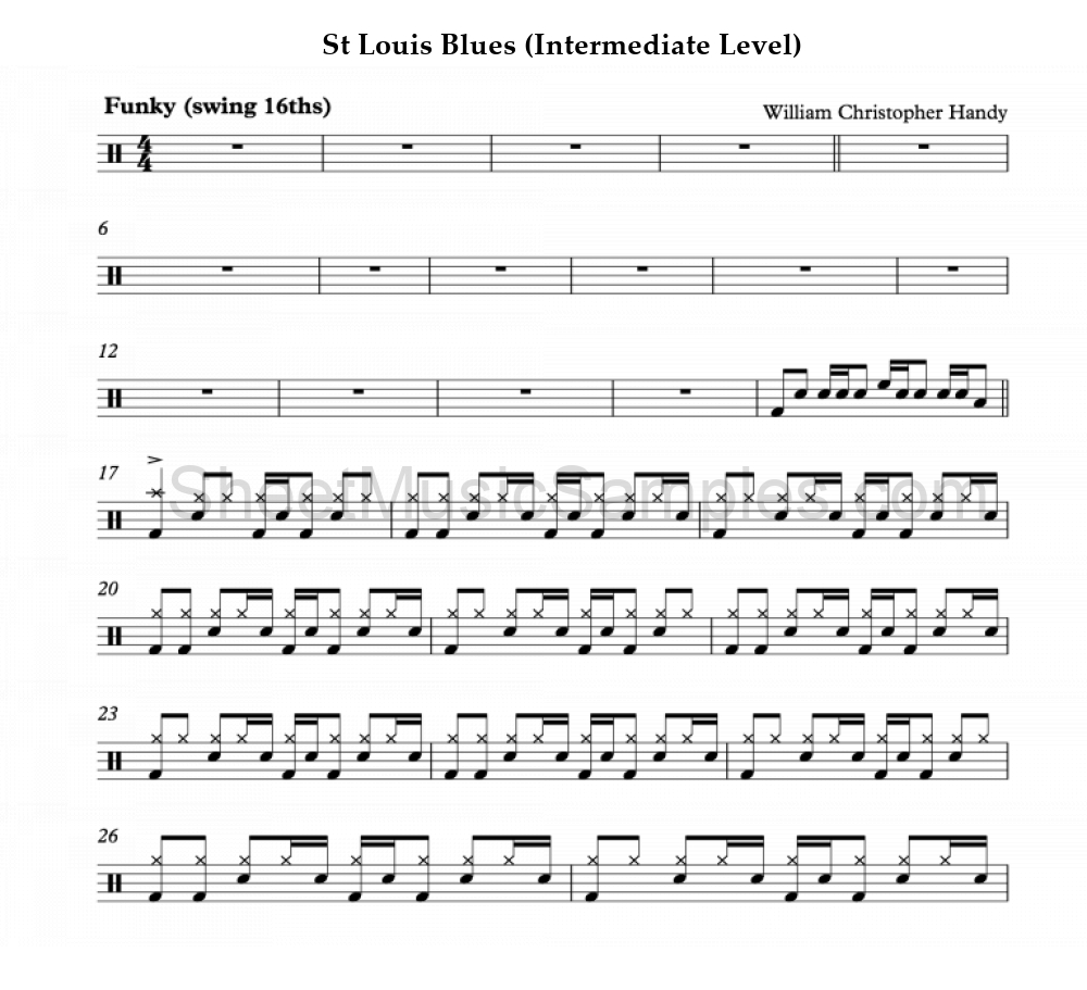 St Louis Blues (Intermediate Level)