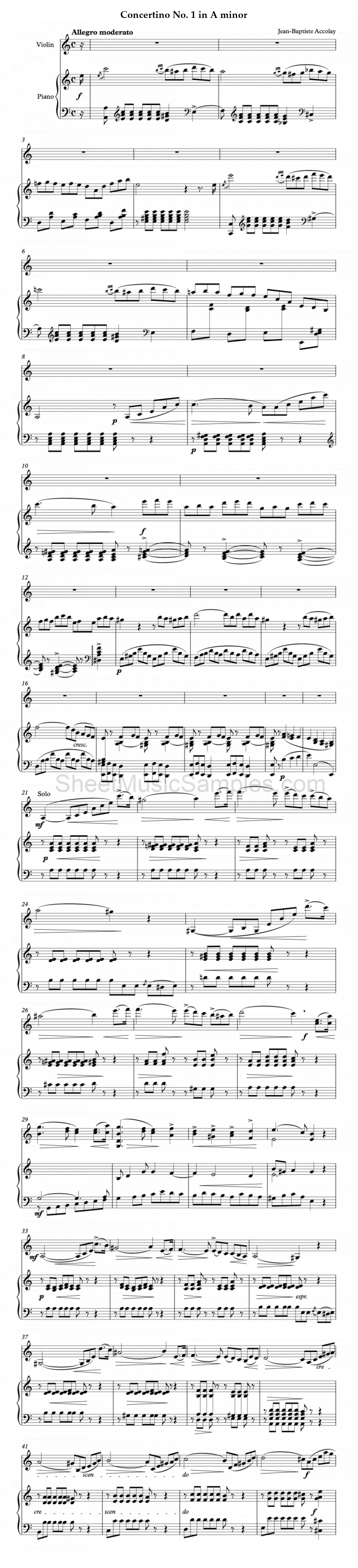 Concertino No. 1 in A minor