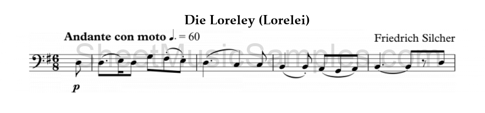 Die Loreley (Lorelei)