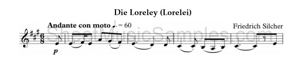 Die Loreley (Lorelei)