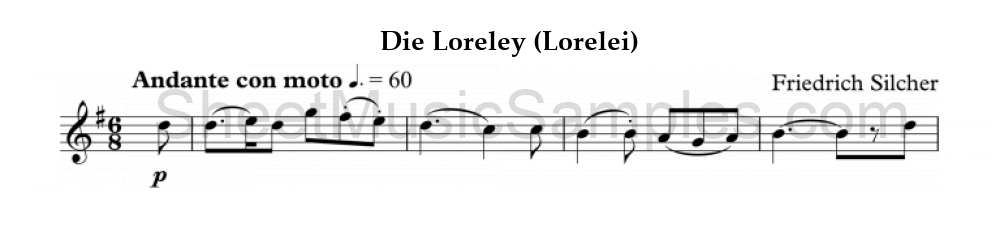 Die Loreley (Lorelei)