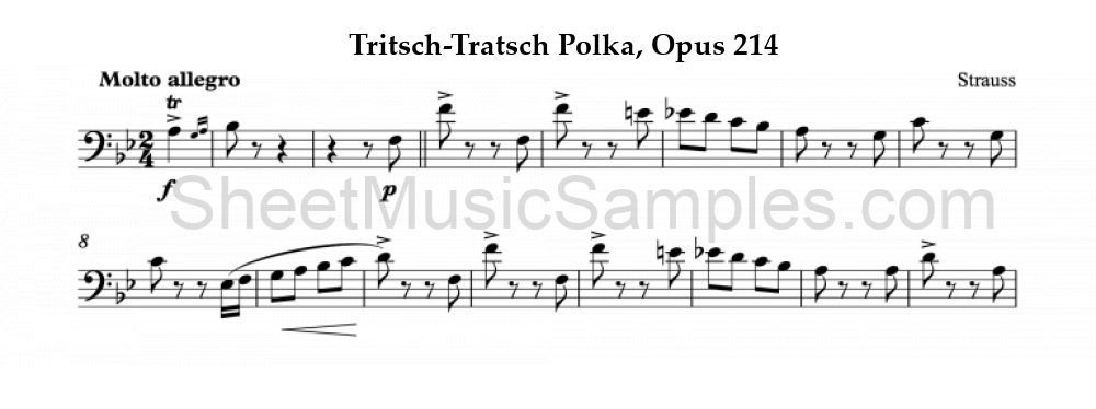 Tritsch-Tratsch Polka, Opus 214