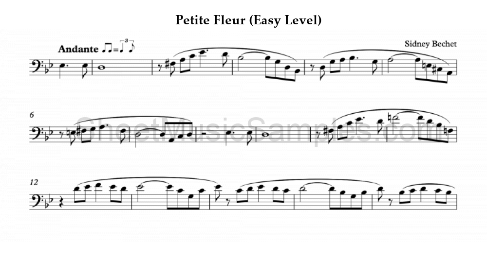 Petite Fleur (Easy Level)