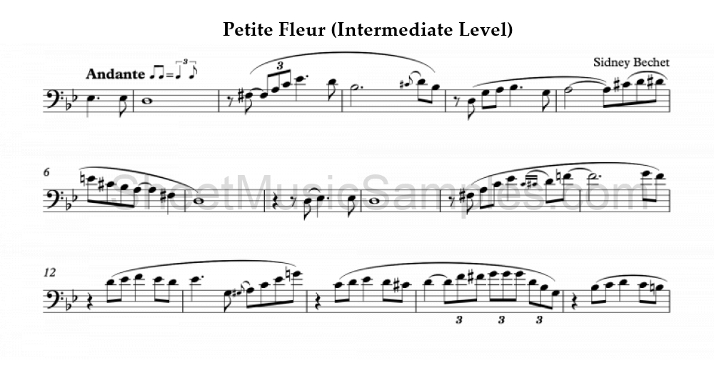 Petite Fleur (Intermediate Level)