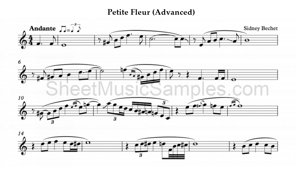 Petite Fleur (Advanced)