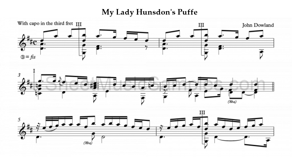 My Lady Hunsdon's Puffe