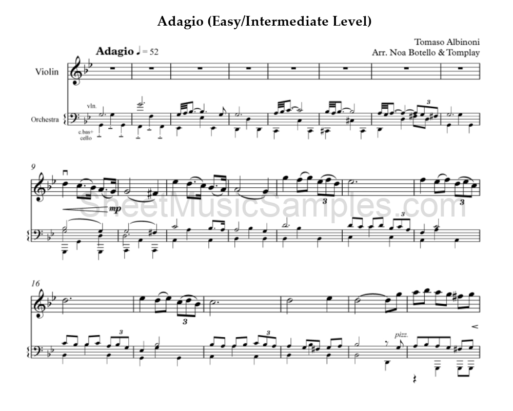 Adagio (Easy/Intermediate Level)