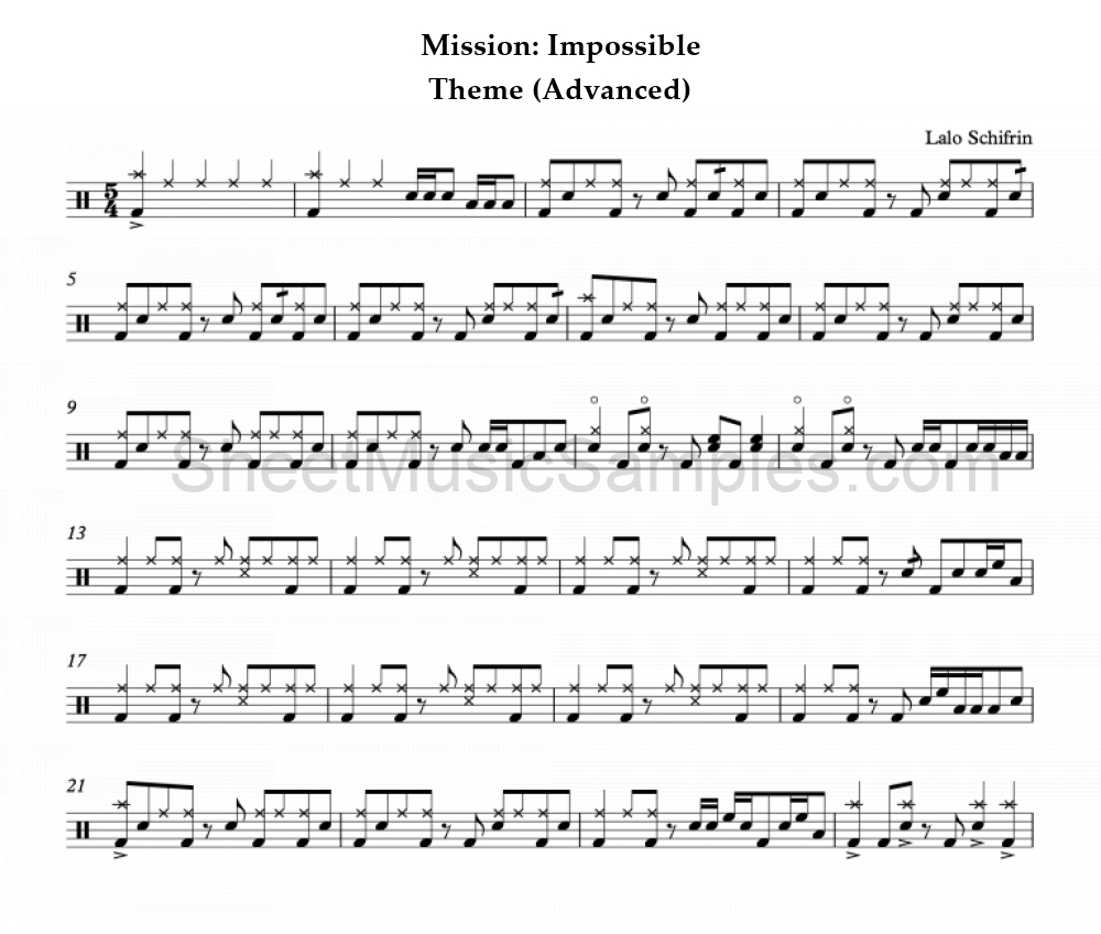 Mission: Impossible - Theme (Advanced)