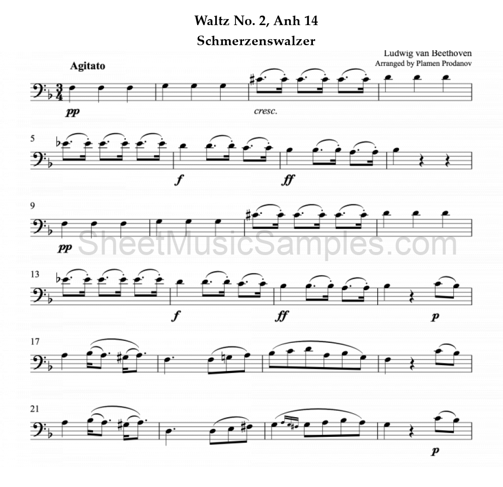 Waltz No. 2, Anh 14 - Schmerzenswalzer