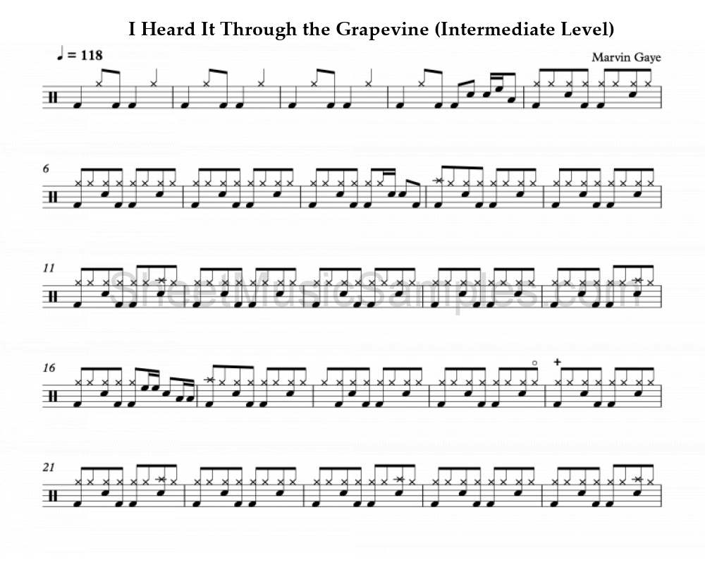 I Heard It Through the Grapevine (Intermediate Level)