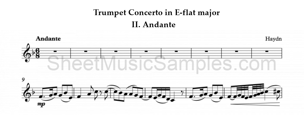 Trumpet Concerto in E-flat major - II. Andante