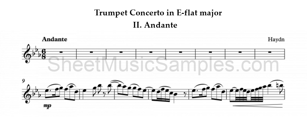 Trumpet Concerto in E-flat major - II. Andante