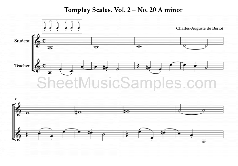 Tomplay Scales, Vol. 2 – No. 20 A minor