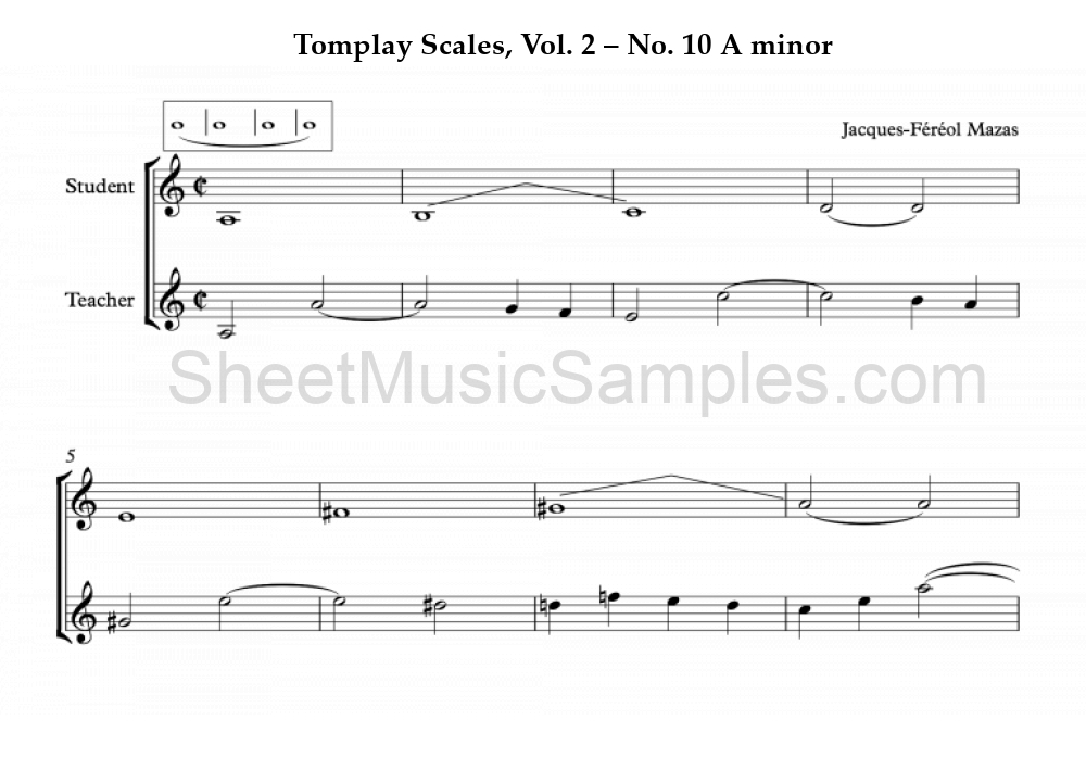 Tomplay Scales, Vol. 2 – No. 10 A minor