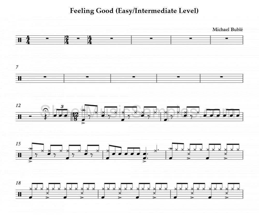 Feeling Good (Easy/Intermediate Level)