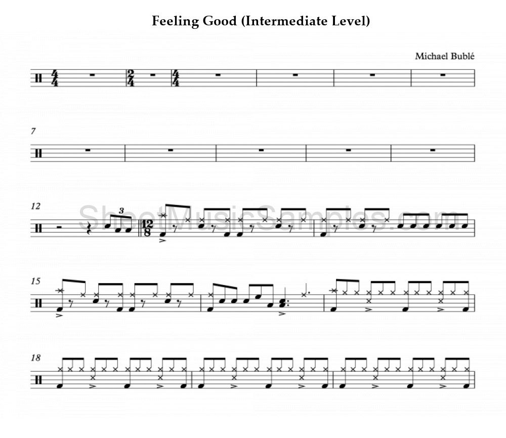 Feeling Good (Intermediate Level)