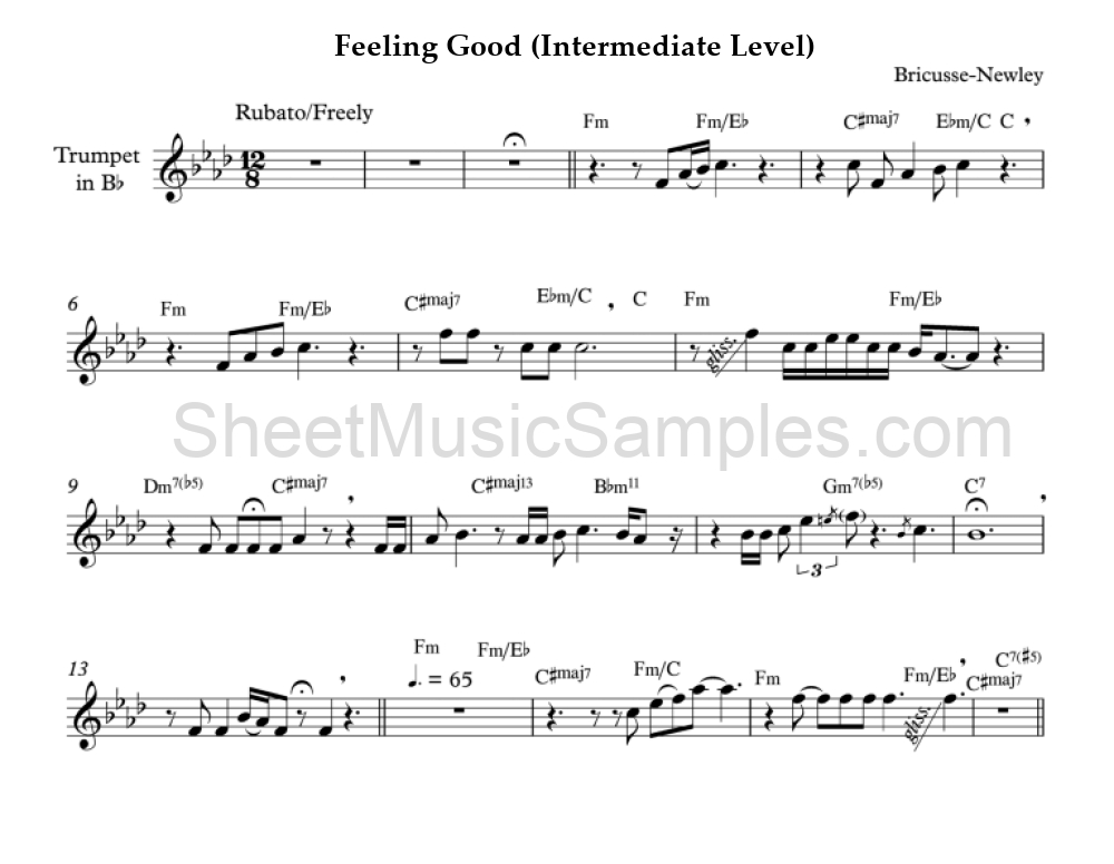 Feeling Good (Intermediate Level)