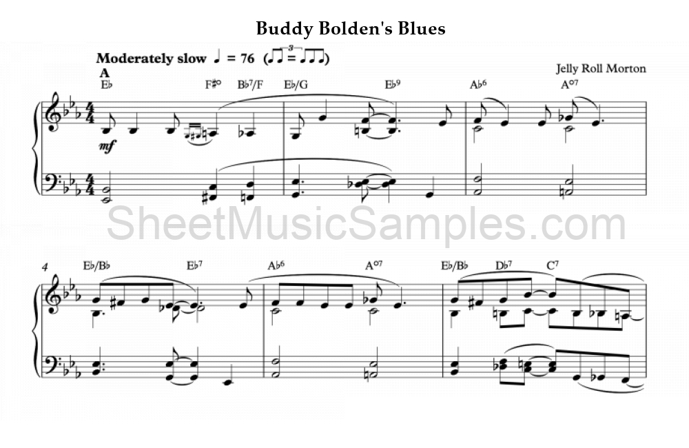 Buddy Bolden's Blues