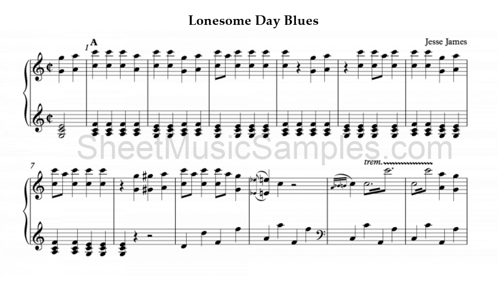 Lonesome Day Blues