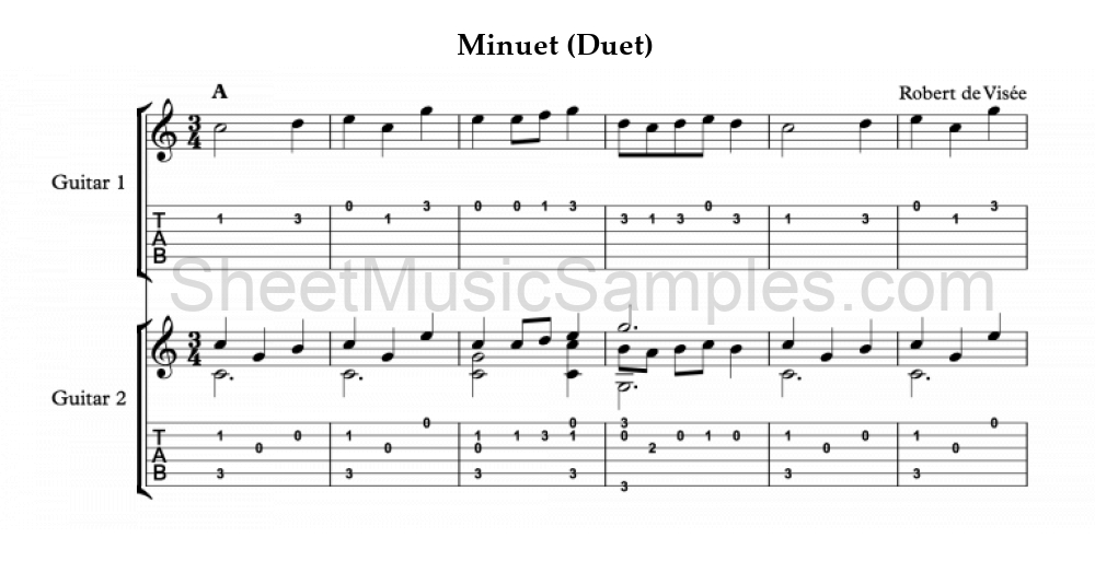 Minuet (Duet)