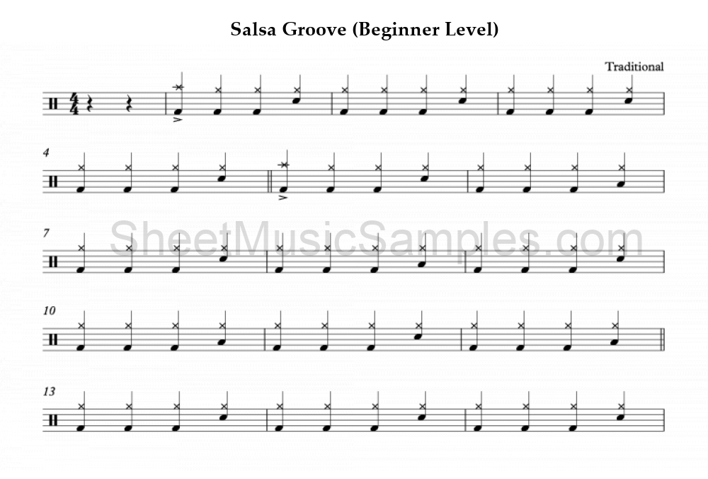 Salsa Groove (Beginner Level)