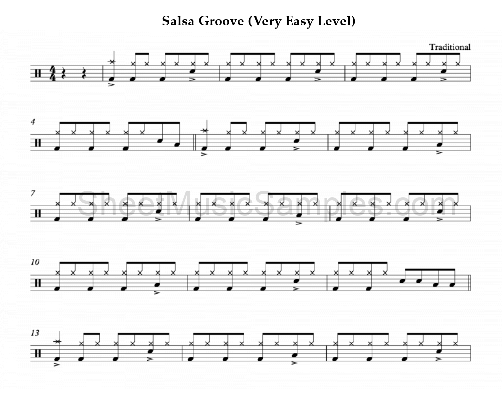 Salsa Groove (Very Easy Level)