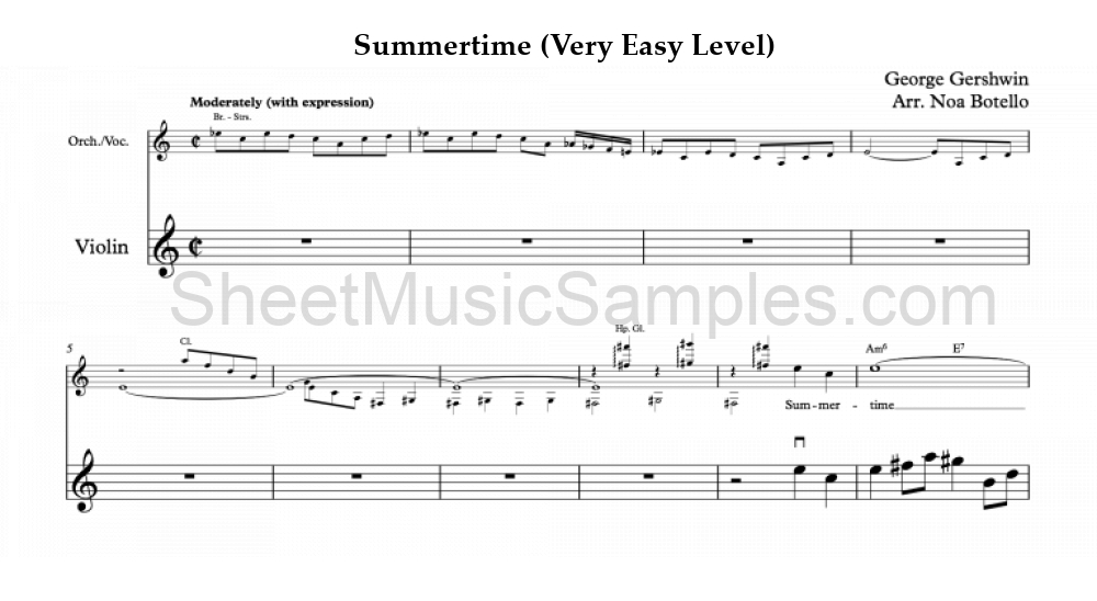 Summertime (Very Easy Level)