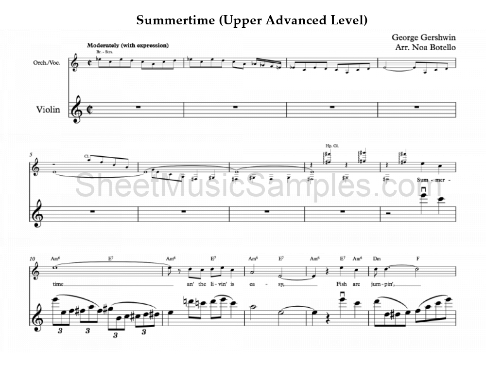 Summertime (Upper Advanced Level)