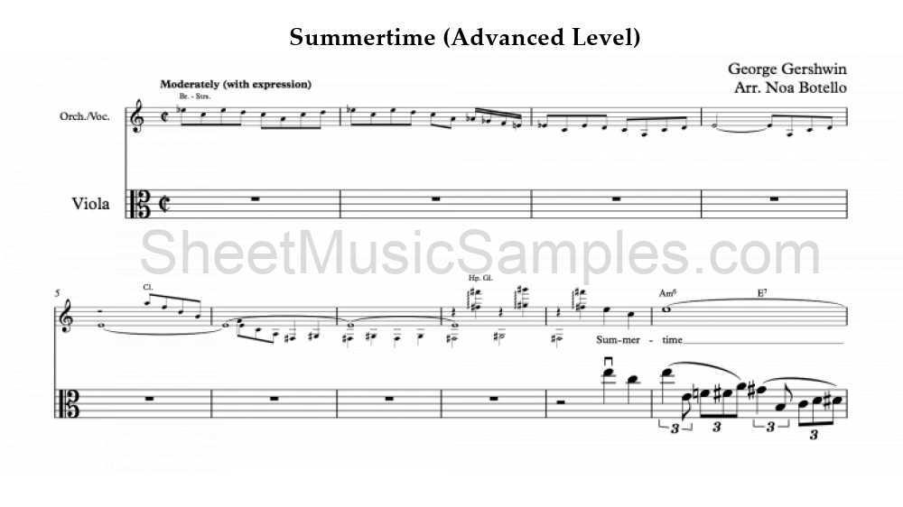 Summertime (Advanced Level)