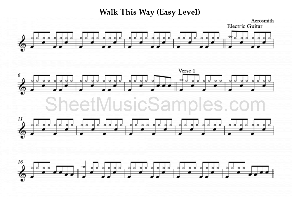 Walk This Way (Easy Level)