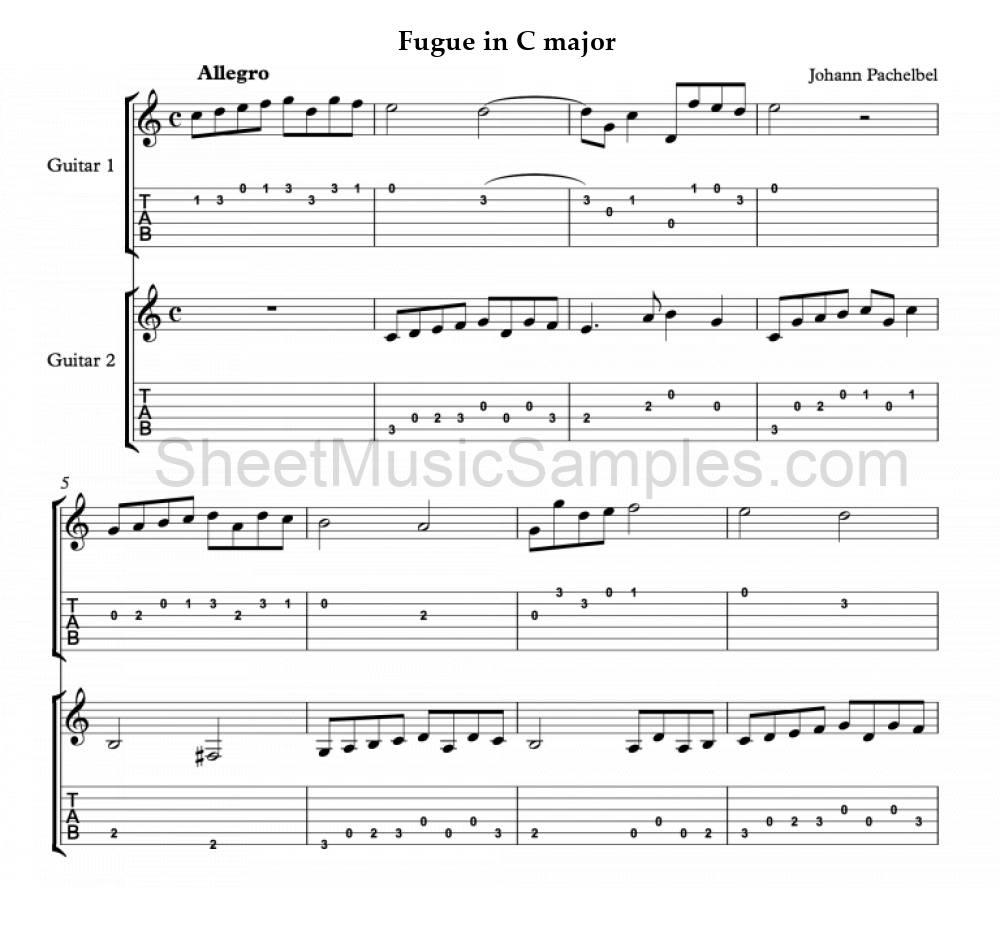 Fugue in C major