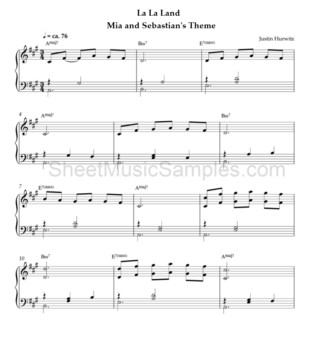 La La Land - Mia and Sebastian's Theme