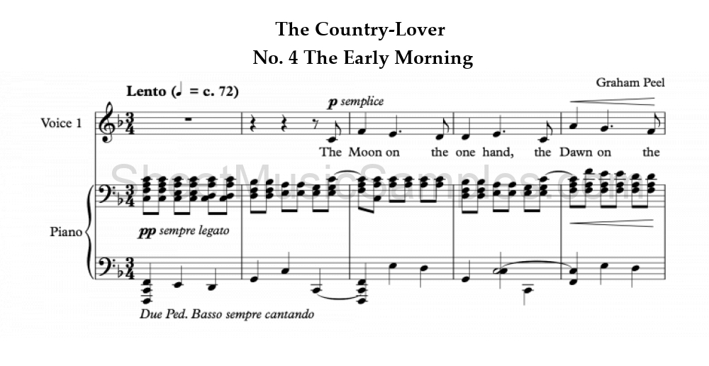 The Country-Lover - No. 4 The Early Morning