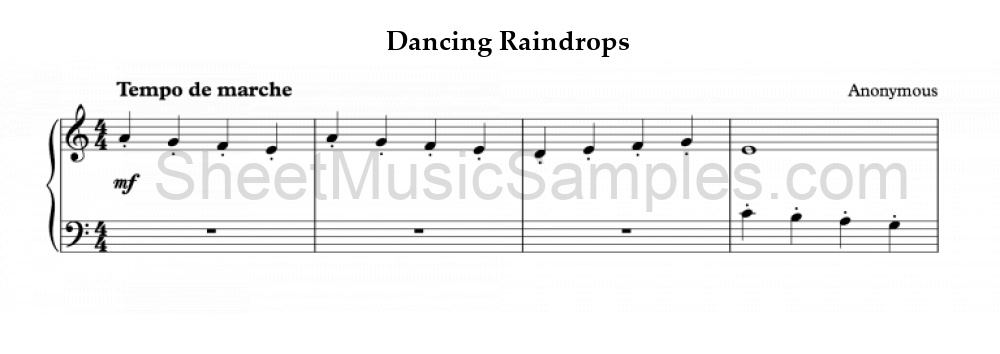 Dancing Raindrops