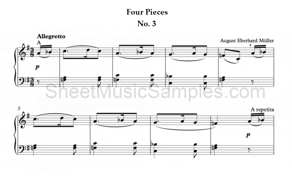 Four Pieces - No. 3