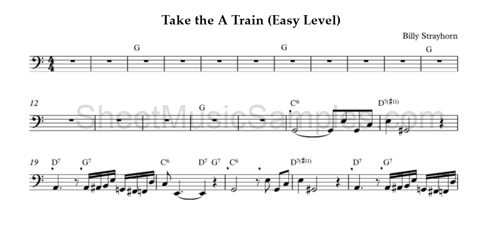 Take the A Train (Easy Level)