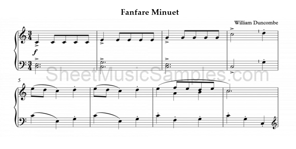 Fanfare Minuet