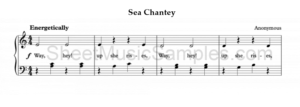 Sea Chantey