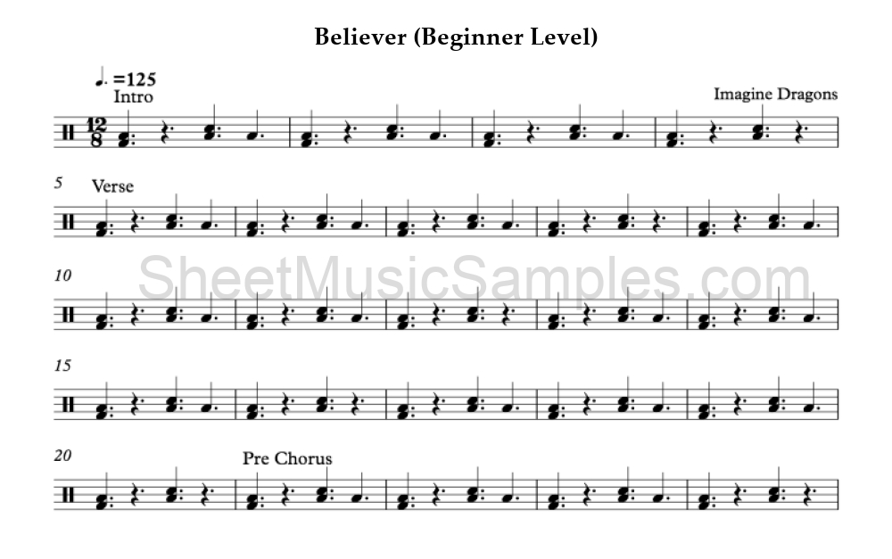 Believer (Beginner Level)