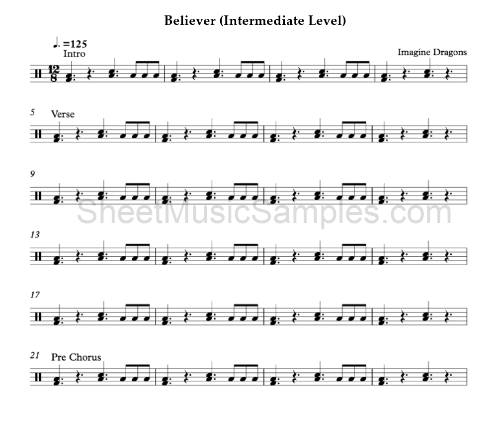 Believer (Intermediate Level)