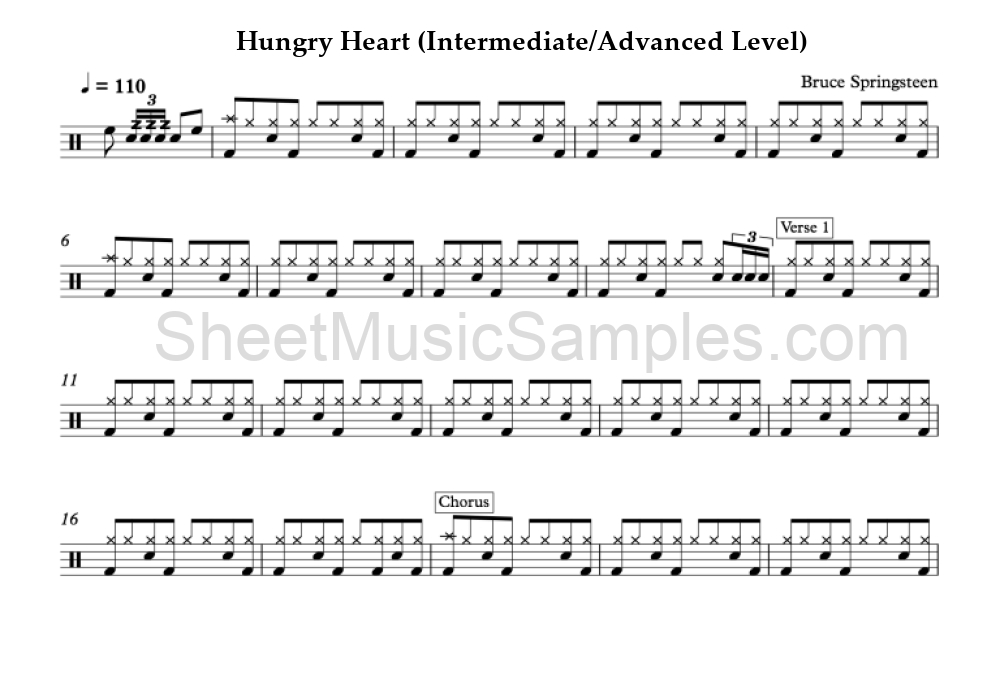 Hungry Heart (Intermediate/Advanced Level)